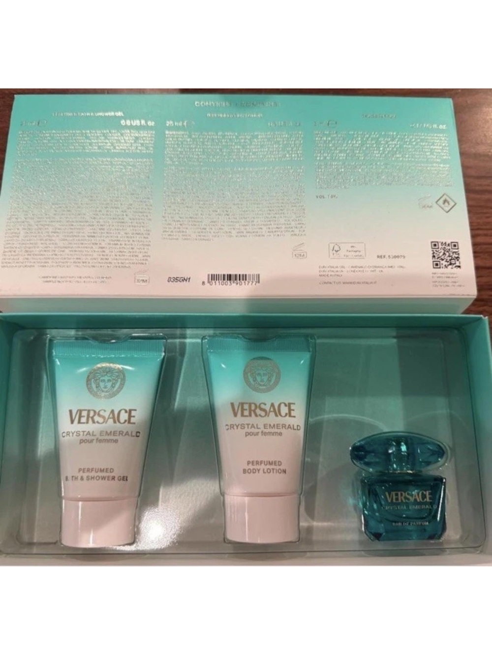 New Versace Crystal Emerald Gift Set edt 5ml